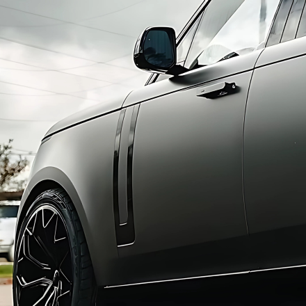 Vehicle Wrap installed on Range Rover