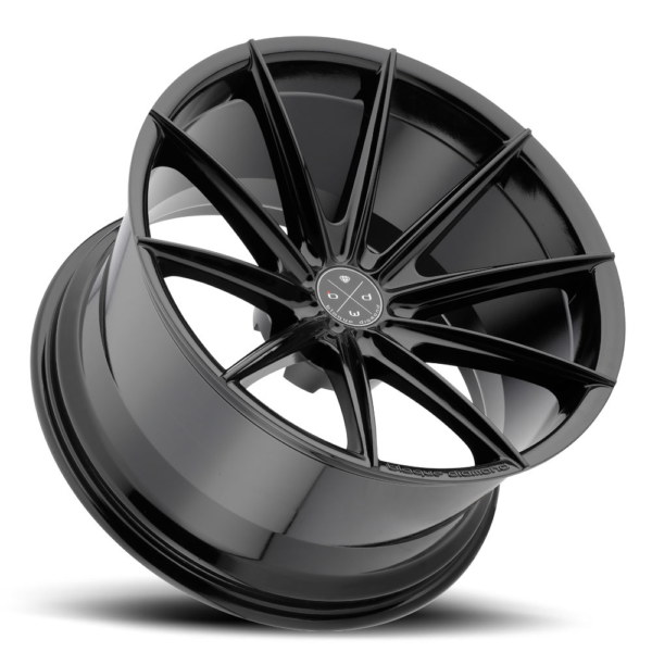 19x8.5 Blaque Diamond BD11 Gloss Black 5x114.3 - Set of 4 - Image 2