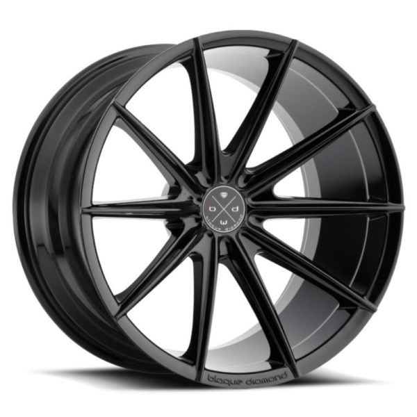 19x8.5 Blaque Diamond BD11 Gloss Black 5x114.3 - Set of 4