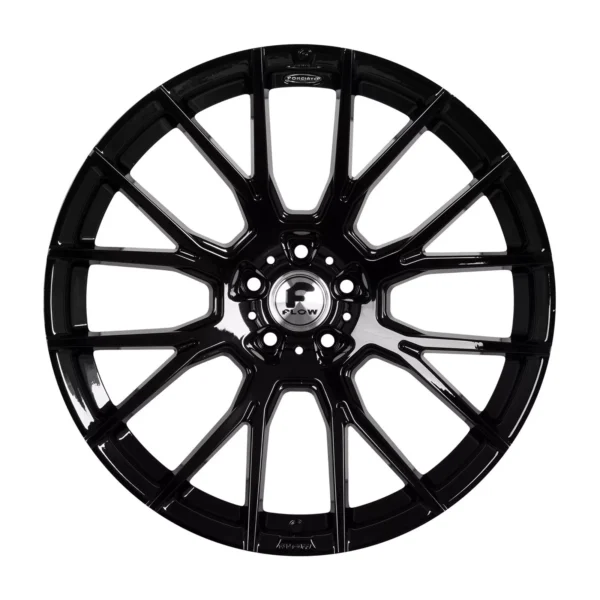 22" Forgiato Flow 001 Gloss Black 5x120 - Wheels | Rims - Image 4