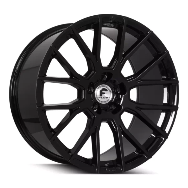 24x10 Forgiato Flow 001 Gloss Black 5X120 - Wheels | Rims - Image 2