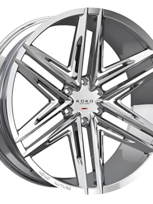 26x10 Koko Vetse Chrome Wheels 6x139.7 (Set of 4)