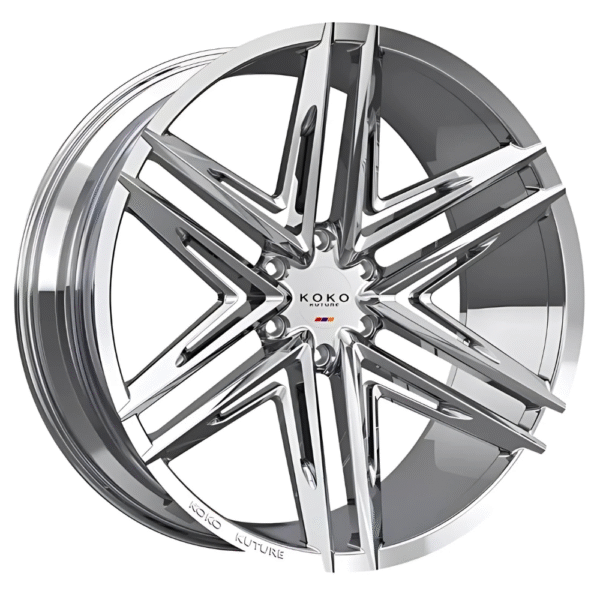 26x10 Koko Vetse Chrome Wheels 6x139.7 (Set of 4)