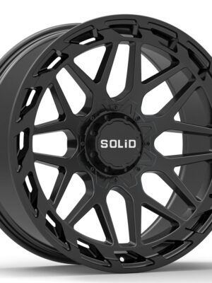 20x9.5 Solid Creed Satin Black 8x165 / 8X6.5 - Set of 4 Wheels | Rims