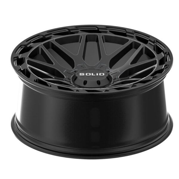 20x9.5 Solid Creed Satin Black 8x165 / 8X6.5 - Set of 4 Wheels | Rims - Image 2