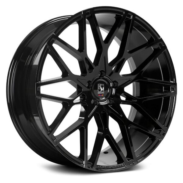 Front view of Koko Funen wheel gloss black
