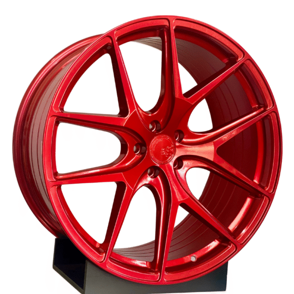 Avant Garde M580 red wheel side view