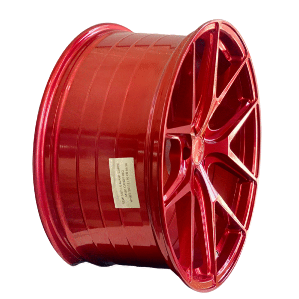Avant Garde M580 red wheel side view of face and barrel