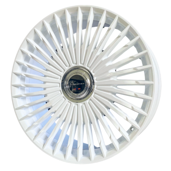 middle side Giovanna Tulum wheel on gloss white