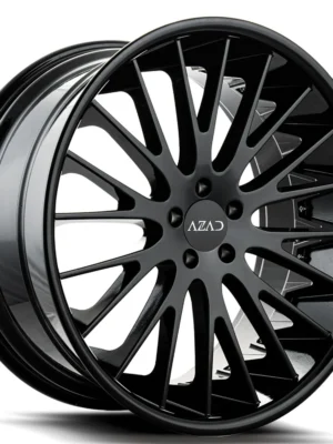 left front view of Azad AZ33 wheel