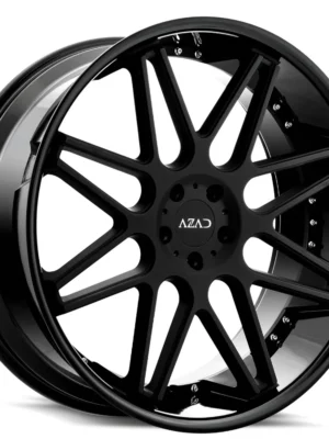 Left front view of Azad AZ77 wheel