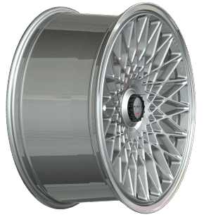 Side view of Koko Classica wheel silver