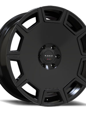 Front side view of Koko Sicily wheel gloss black