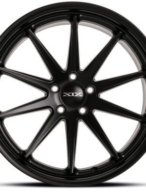 Front view of XIX 31 matte black wheel