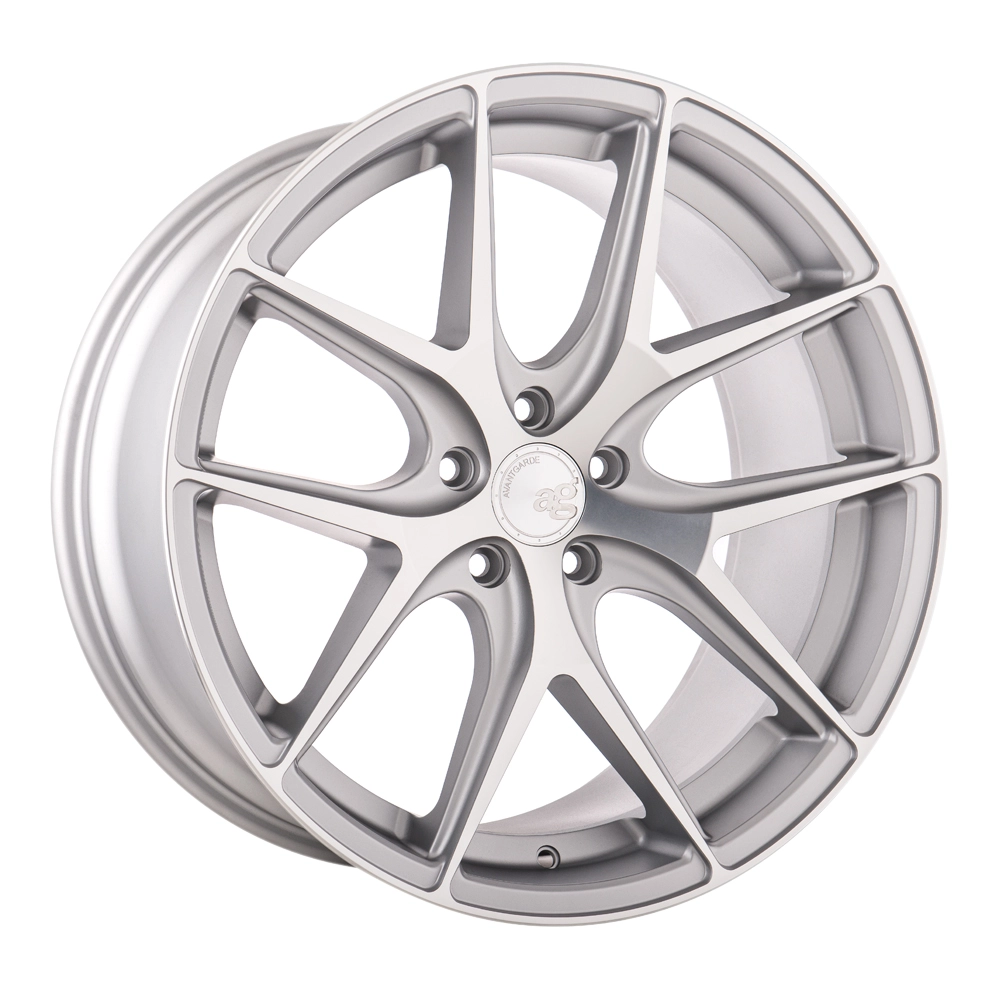 AG M580 Satin silver machine wheel